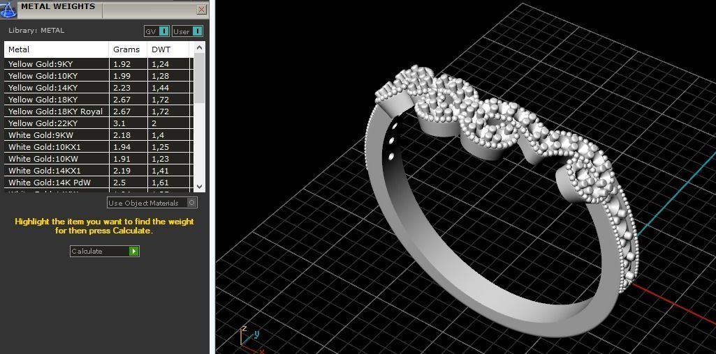 Double ring Model 3055 3D print model_9
