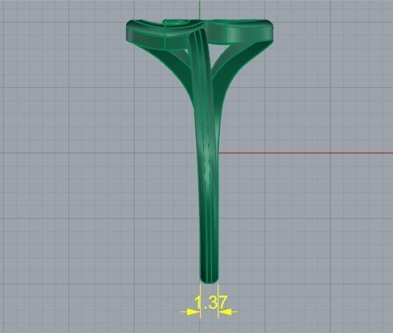 Ring heart Model 3050 3D print model_8