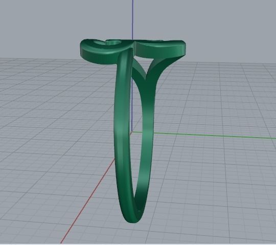 Ring heart Model 3050 3D print model_3