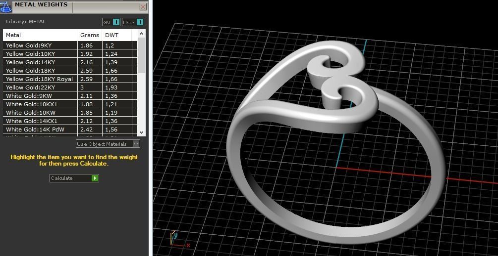 Ring heart Model 3050 3D print model_9