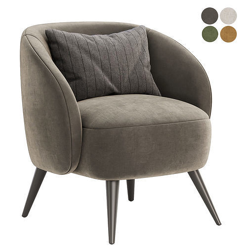 Mylo Accent Chair 3D model 3