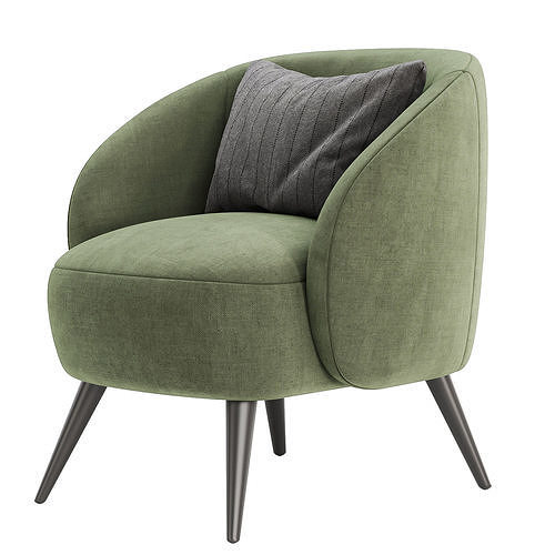 Mylo Accent Chair 3D model 5