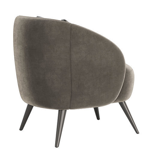 Mylo Accent Chair 3D model 6