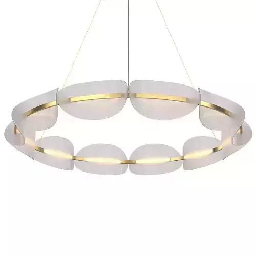 luminaire led chandelier 12 light 3D model
