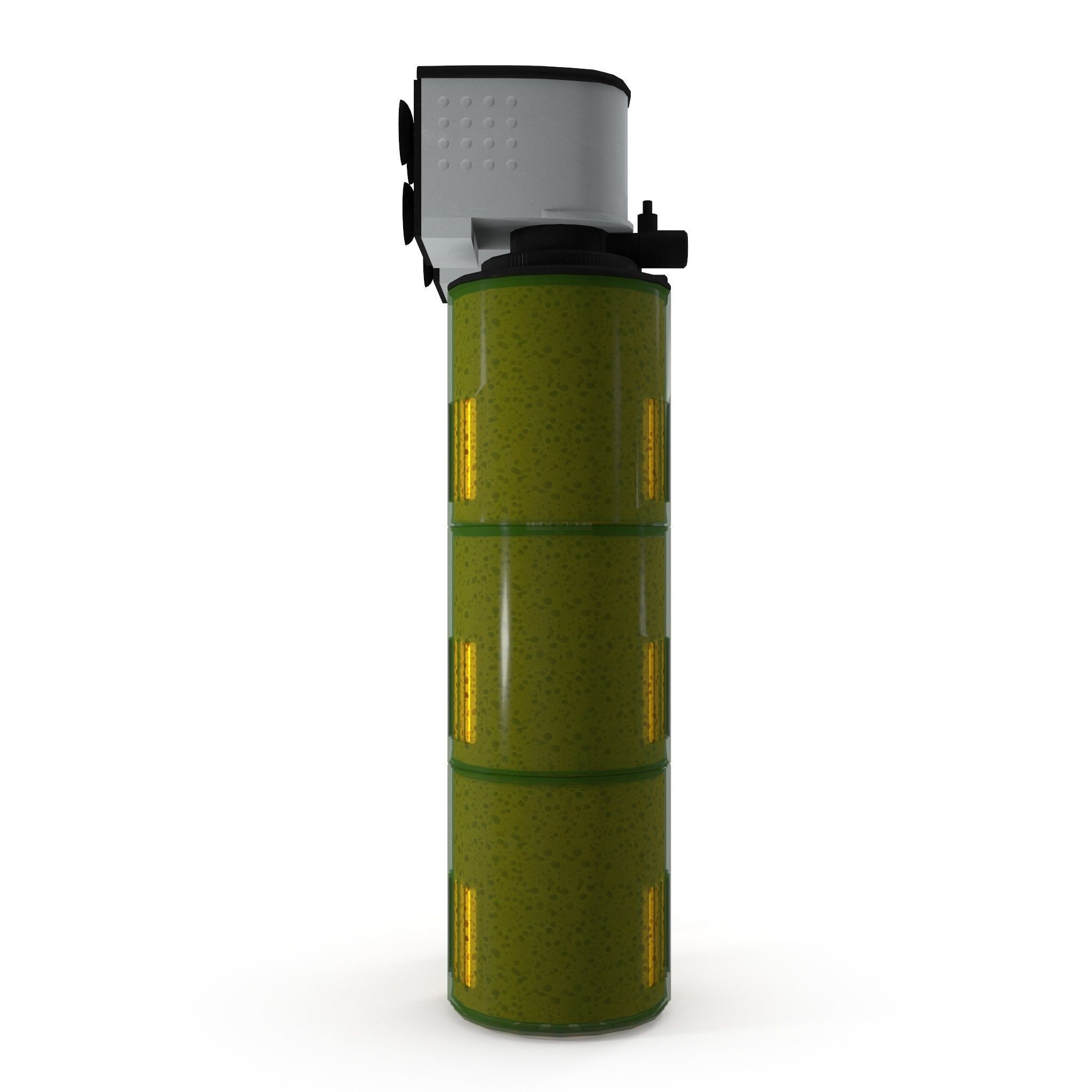 Internal aquarium filter Low-poly 3D model_12