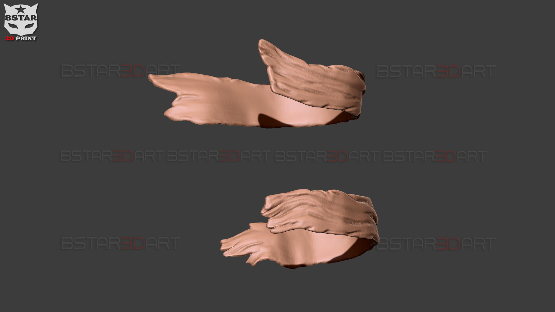 Dark Deku Arm Armor Suit - My Hero Academia Cosplay 3D print model_3