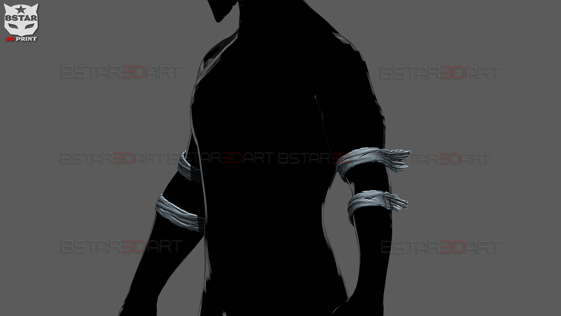 Dark Deku Arm Armor Suit - My Hero Academia Cosplay 3D print model_1