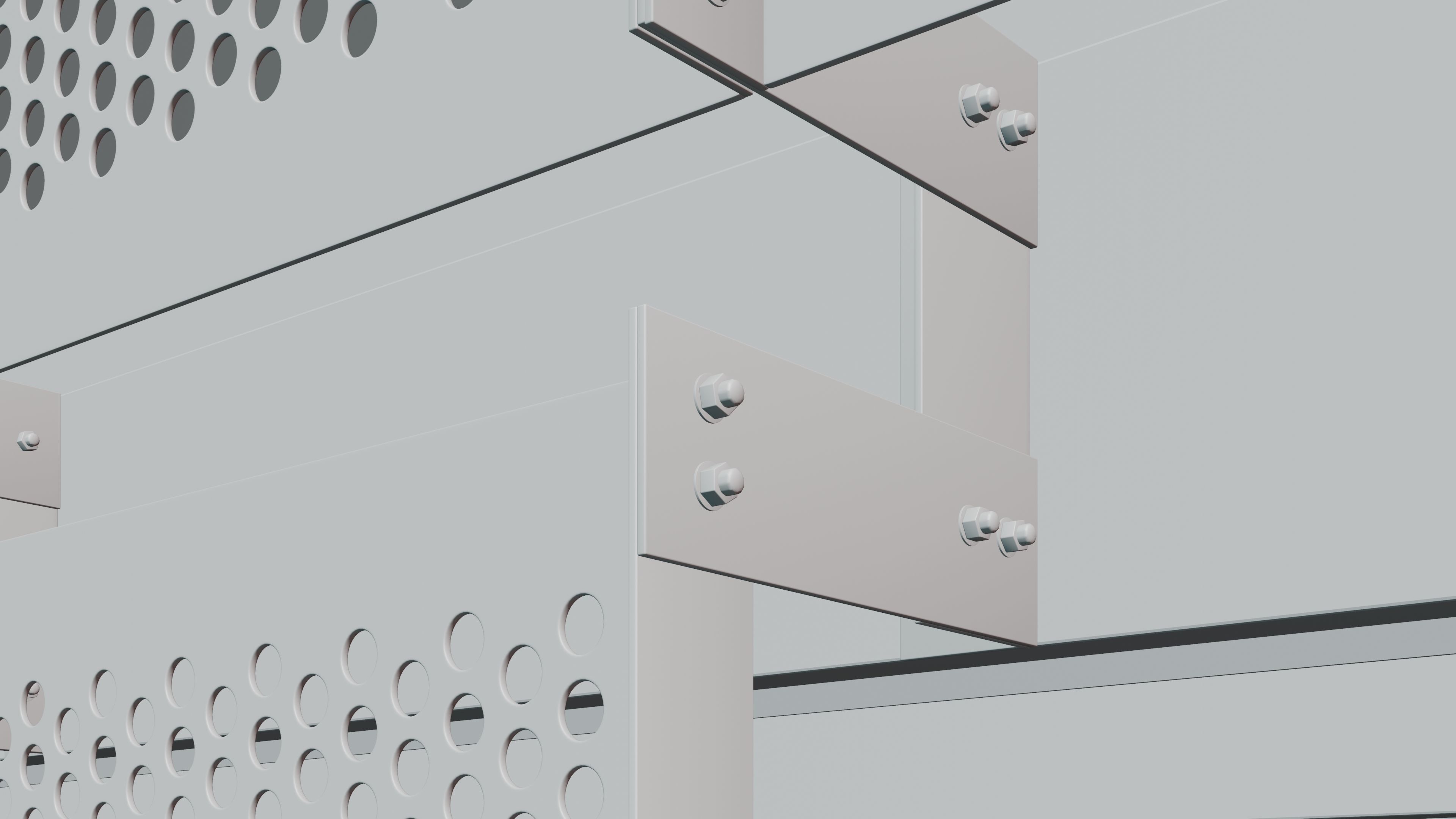 Perforated panels 3D model_8