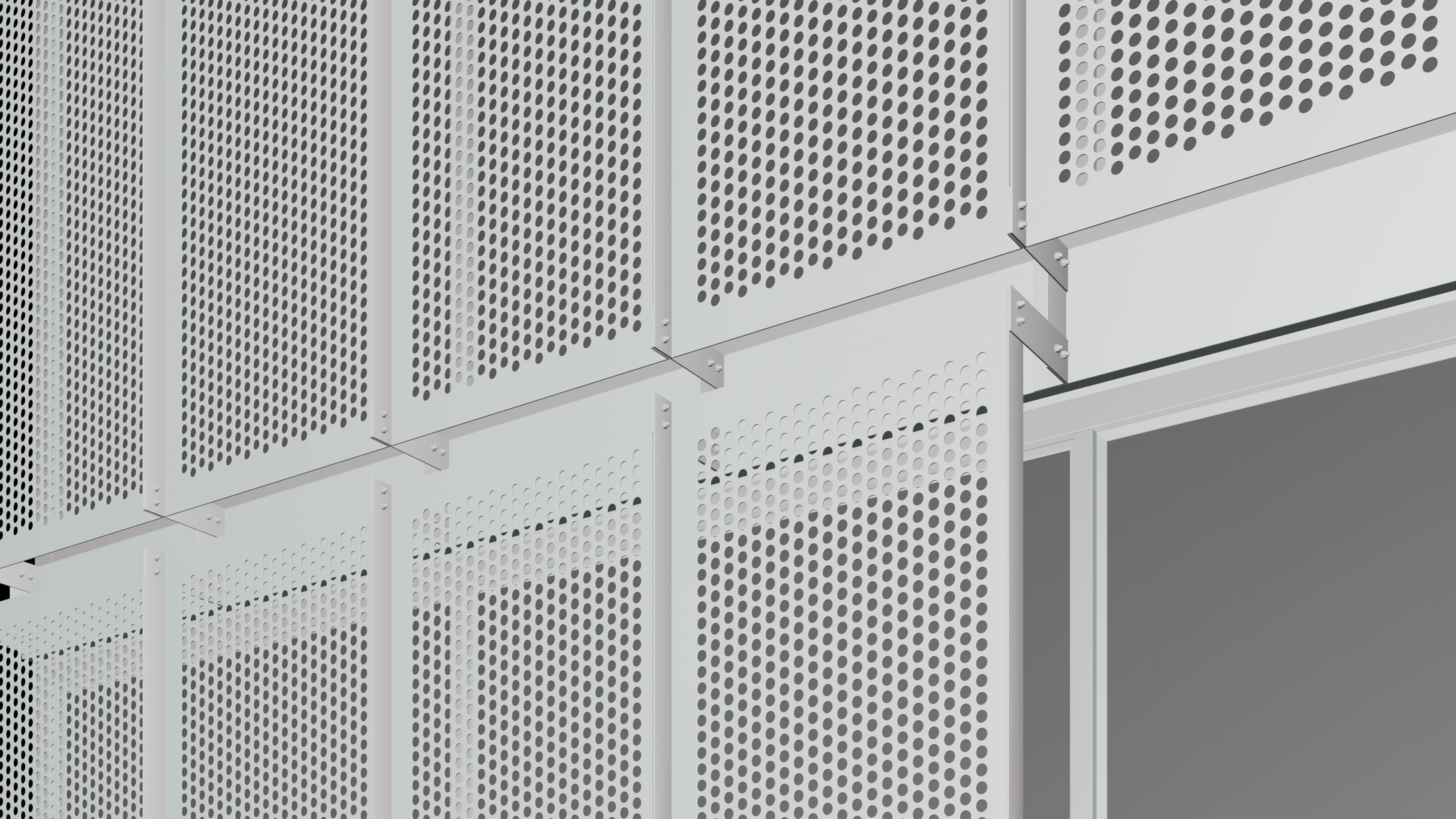 Perforated panels 3D model_6