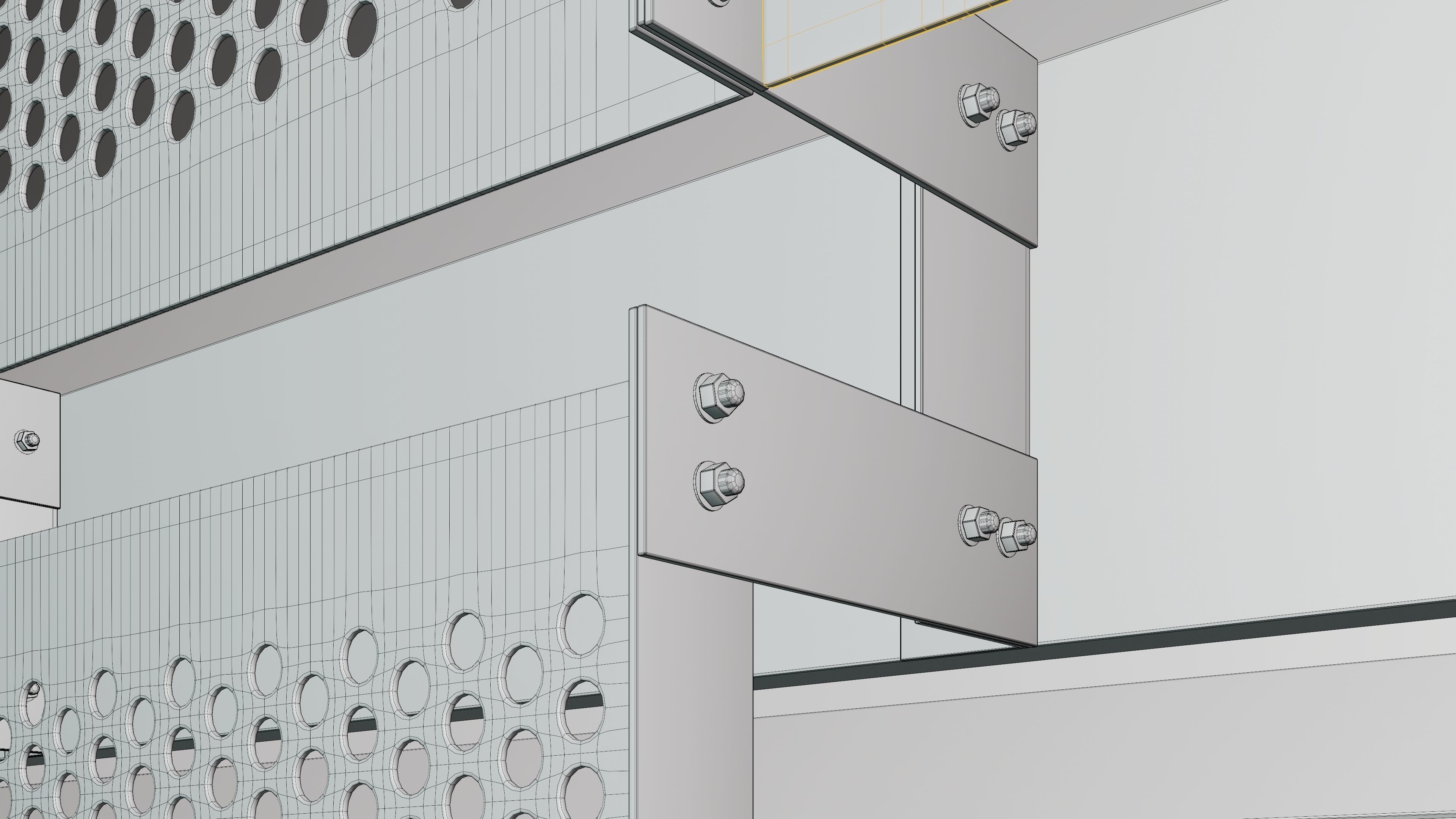 Perforated panels 3D model_5