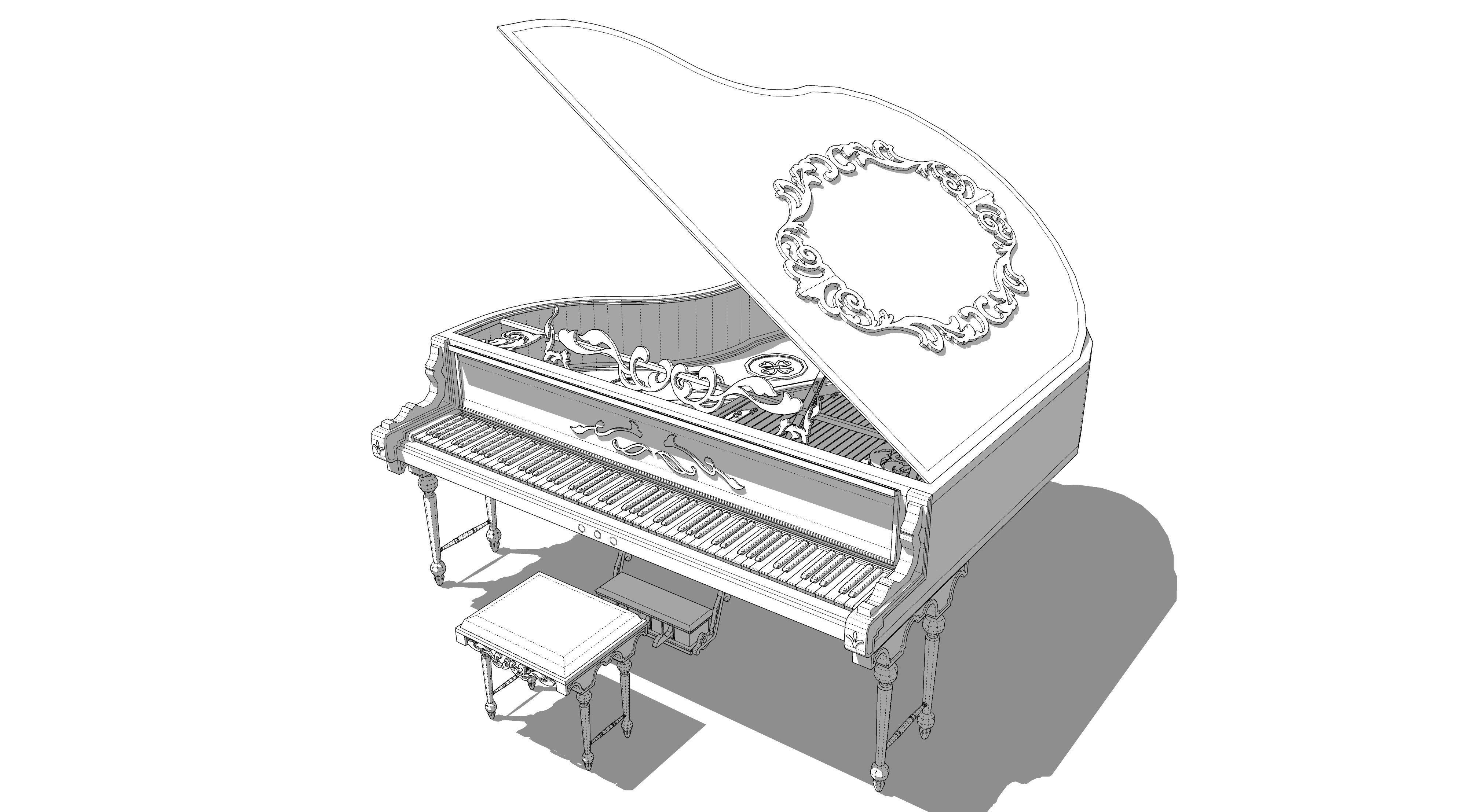 piano 01 3D model_12
