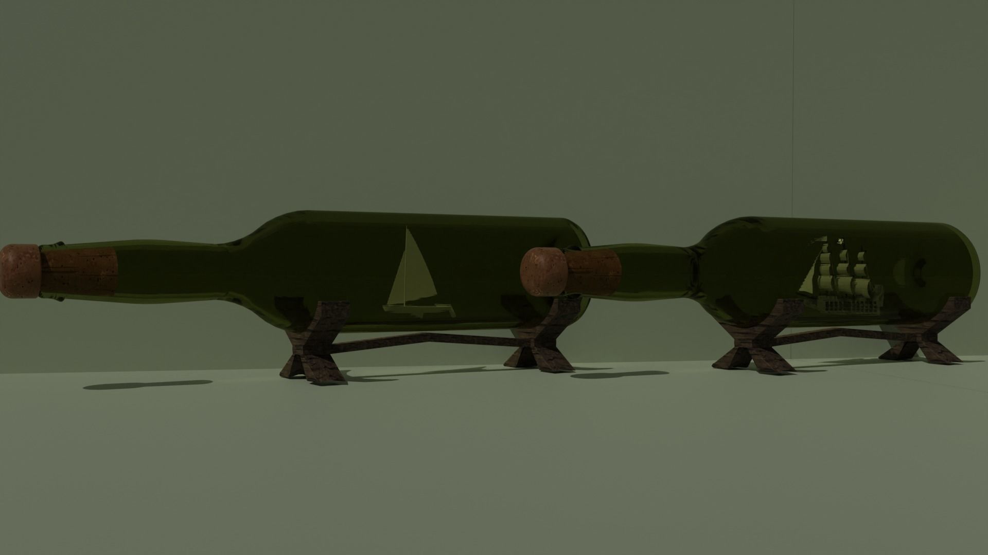 Bootleship Low-poly 3D model_4