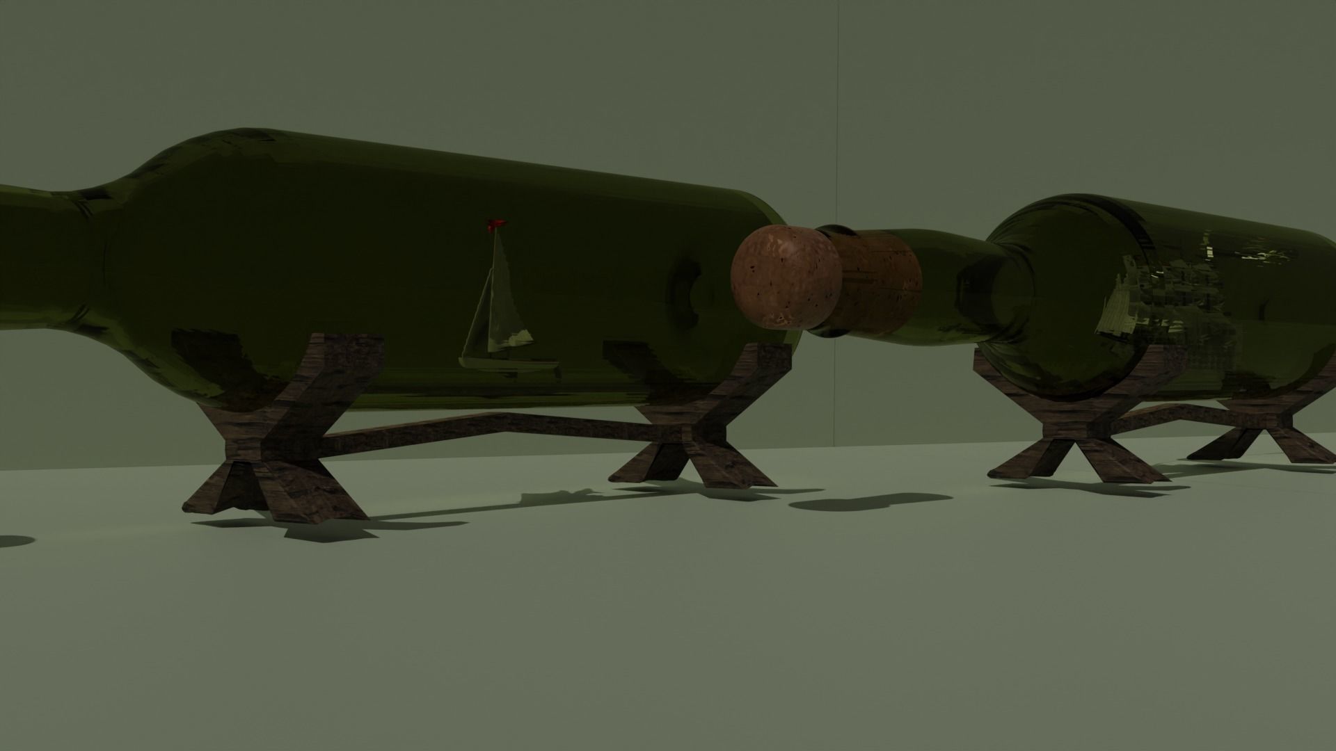 Bootleship Low-poly 3D model_5