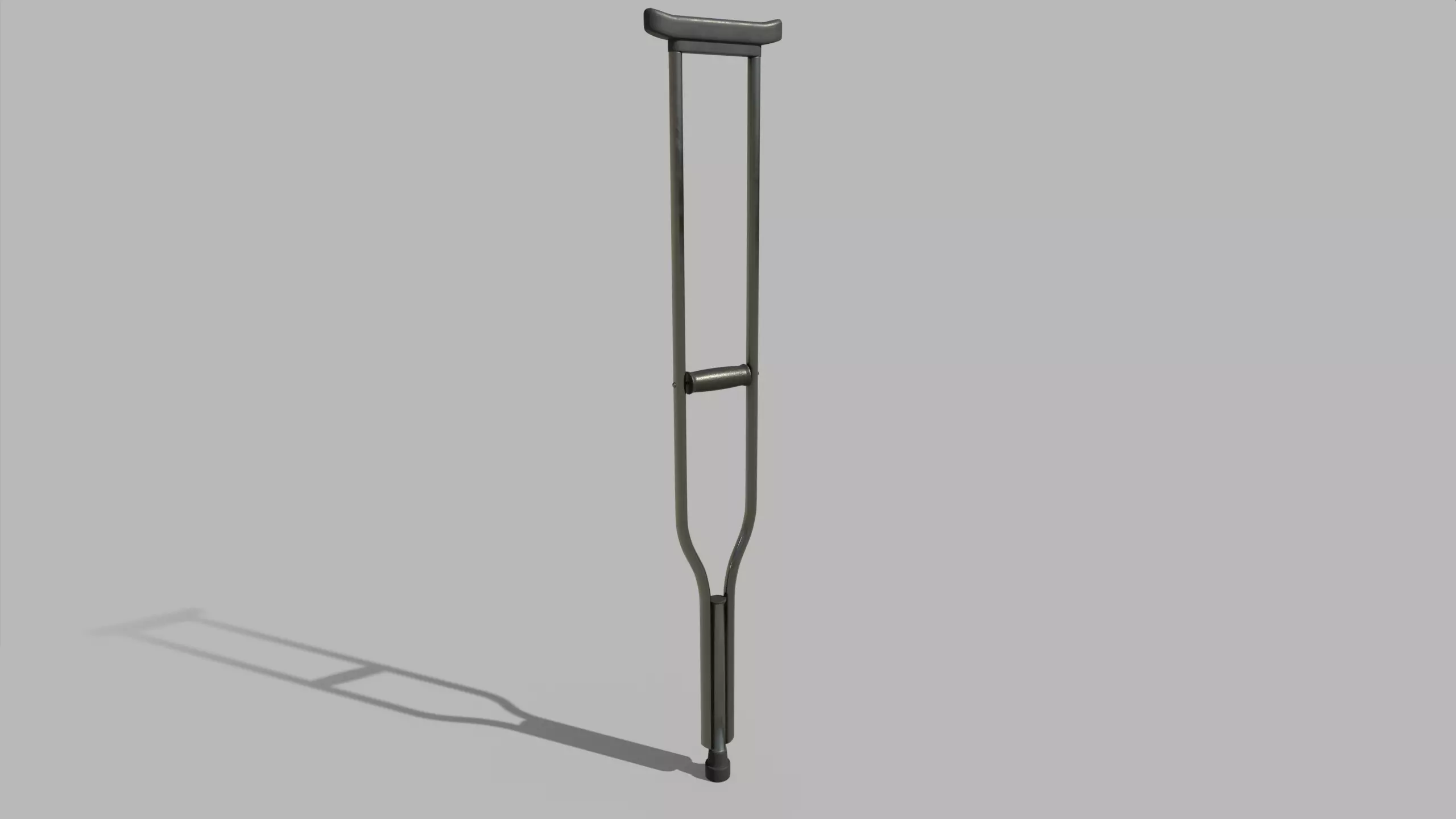 Underarm Crutch Low-poly 3D model