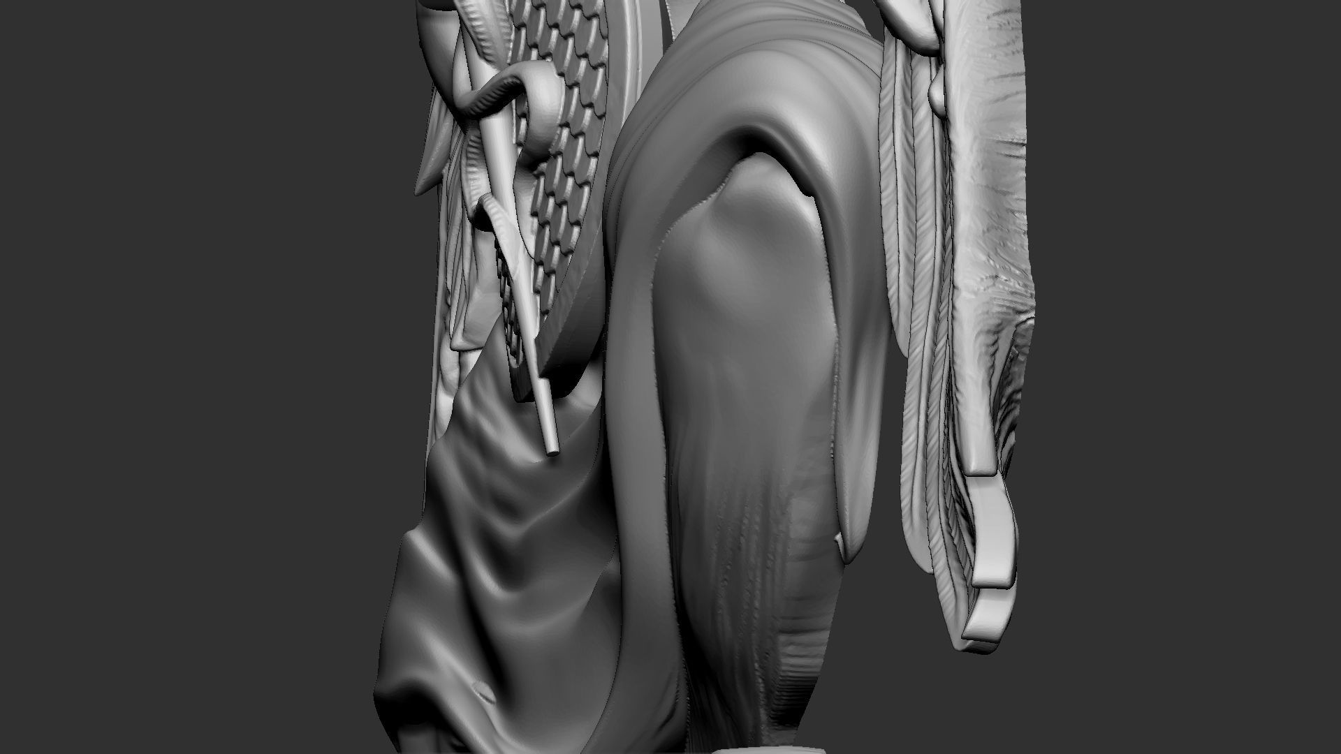 Baphomet Bas-Relief 01 3D print model_20