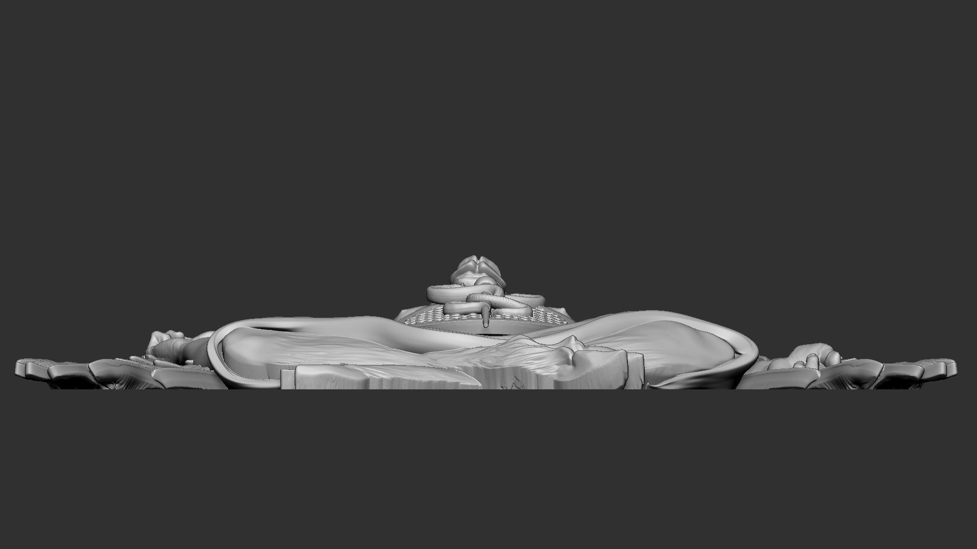 Baphomet Bas-Relief 01 3D print model_22