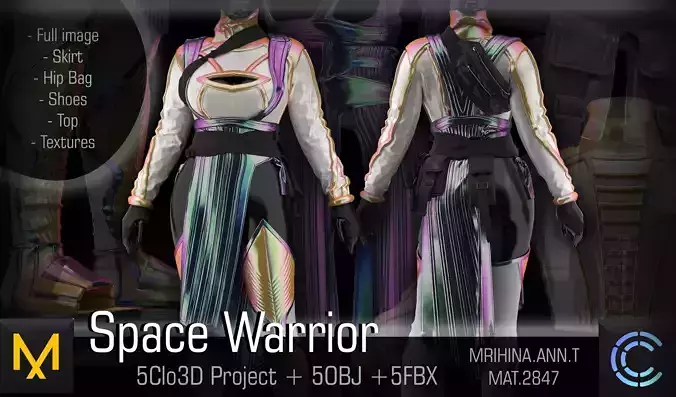Space Warrior 3D model