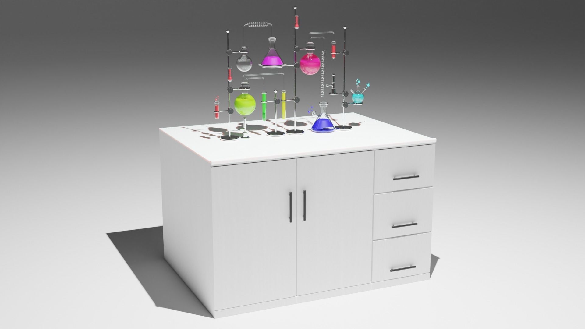 Chemistry Laboratory 3D Model Free 3D model_6