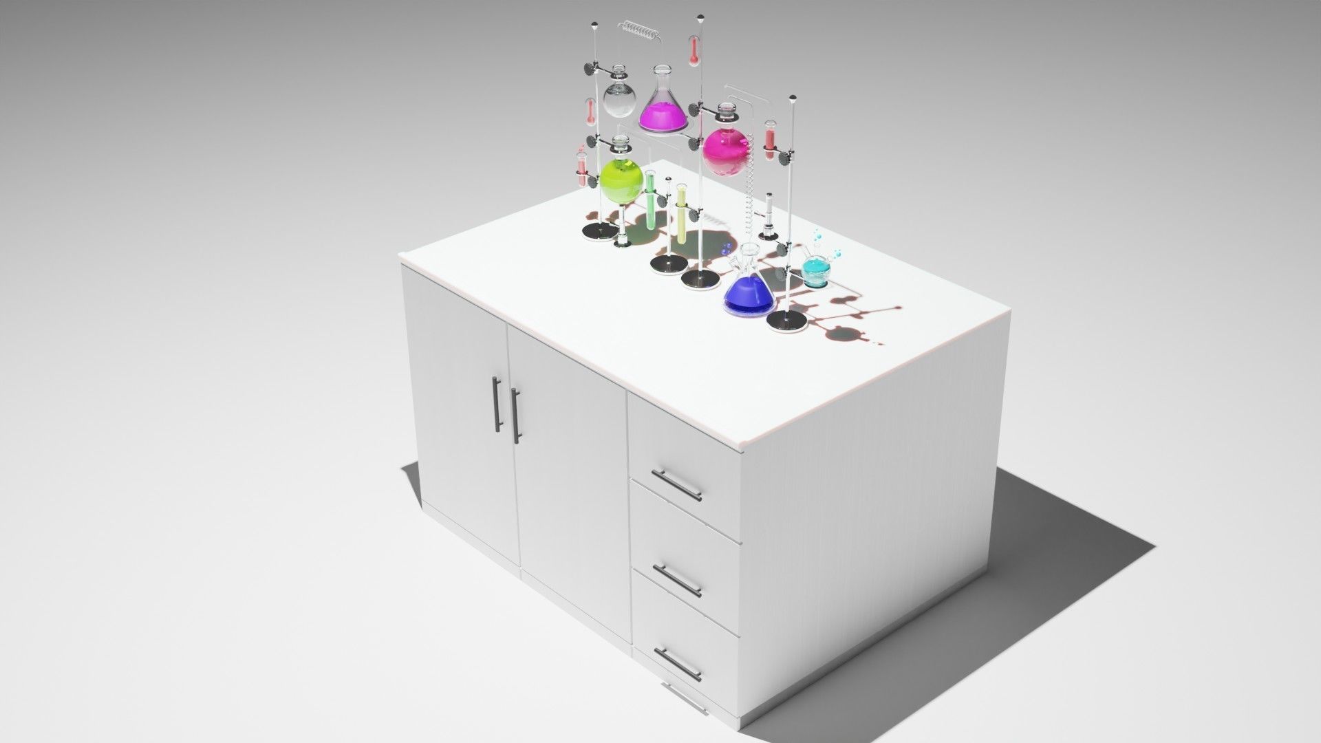 Chemistry Laboratory 3D Model Free 3D model_1