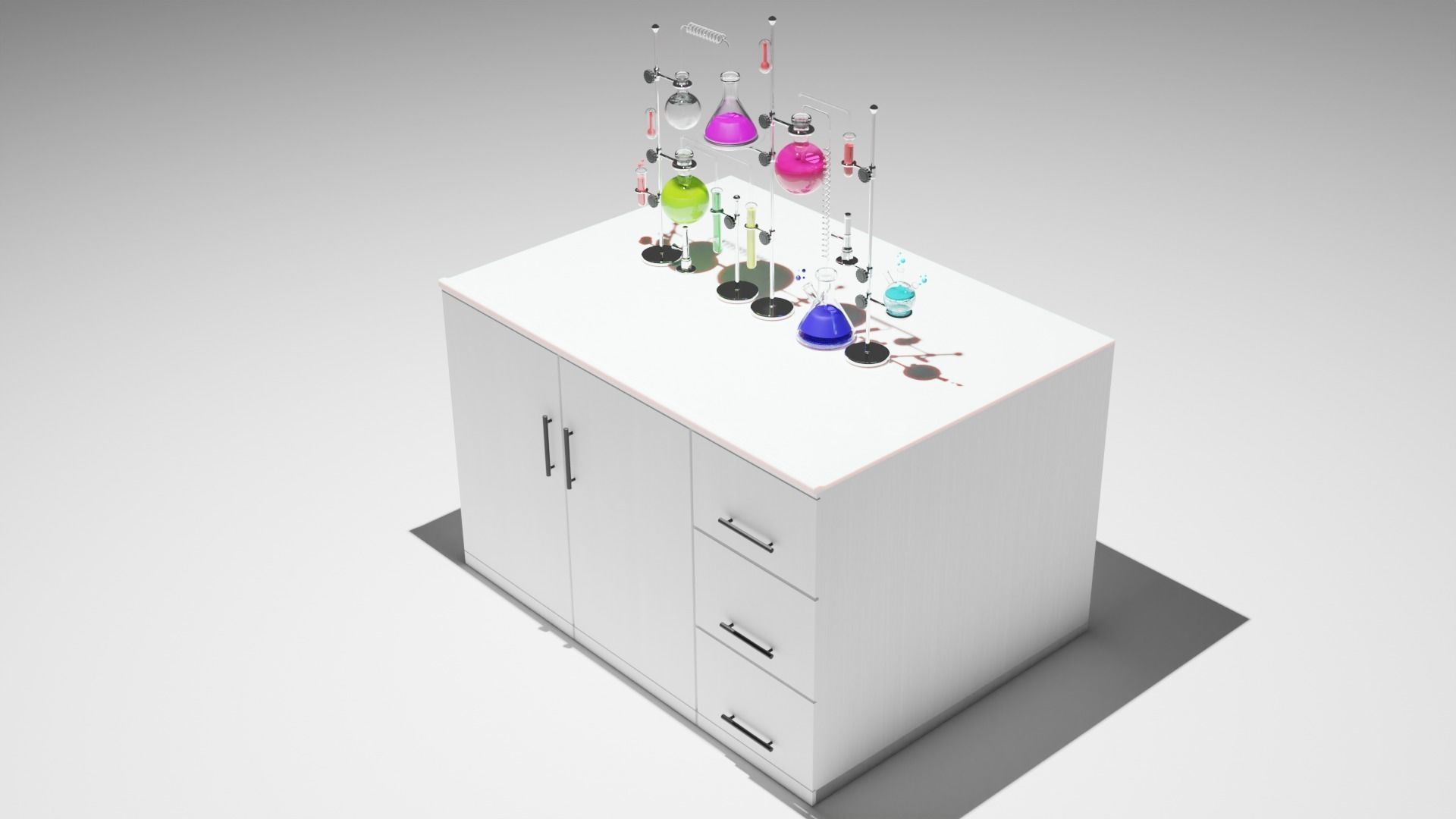 Chemistry Laboratory 3D Model Free 3D model_3