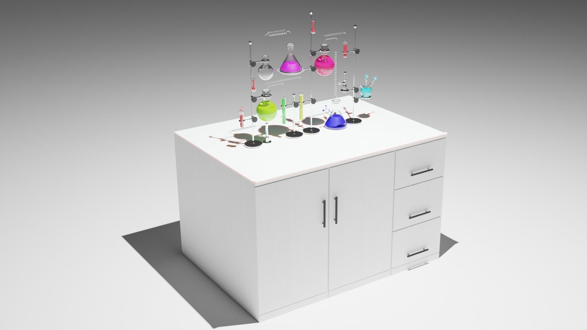 Chemistry Laboratory 3D Model Free 3D model_5