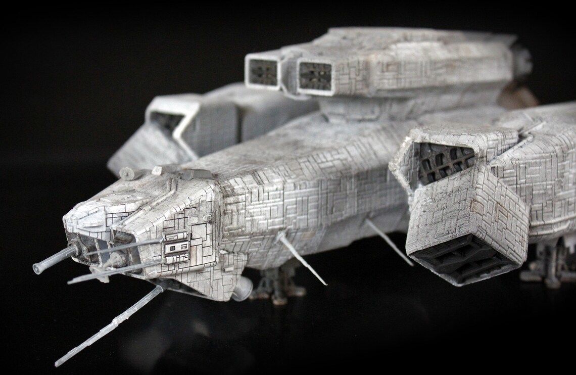 Alien s Nostromo Spaceship 3D print model_3