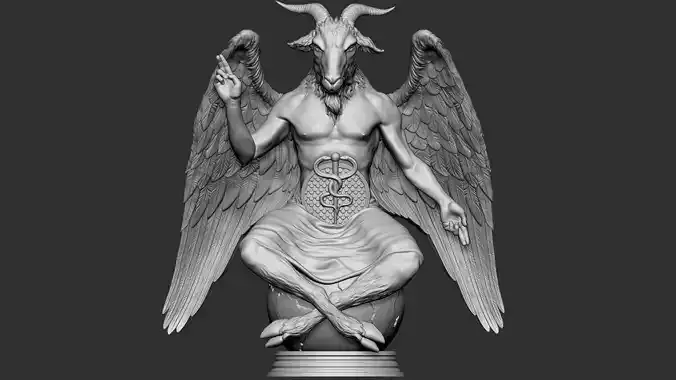 Baphomet Sculpture 01