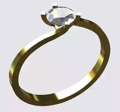 Engagement Ring 3D Model