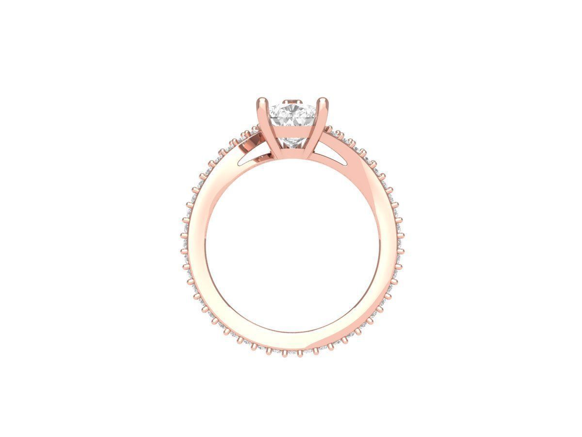 Wedding Ring 3D print model_7