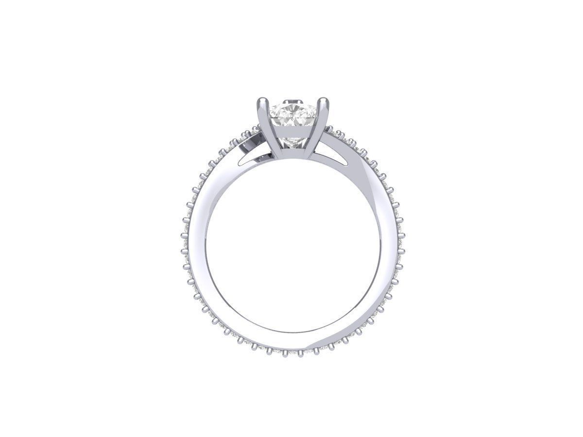 Wedding Ring 3D print model_8