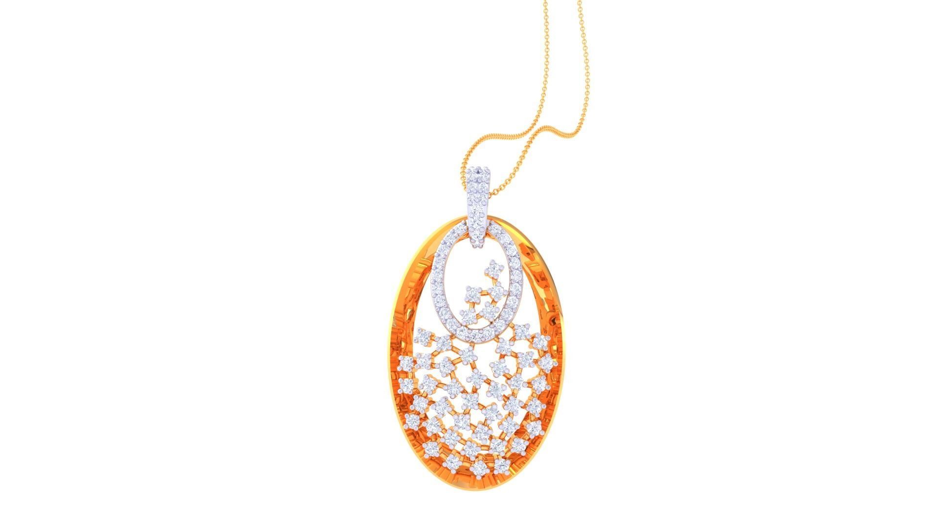 Women Pendant 3dm STL OBJ FBX Renders Details 3D print model_2