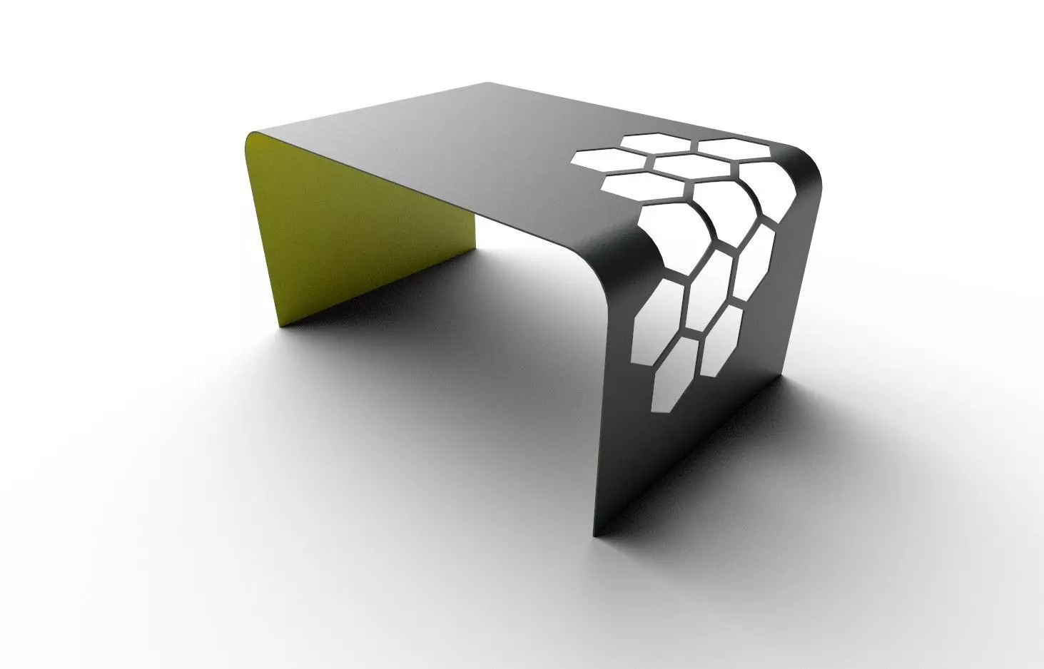 Coffee Table 06 Low-poly 3D model_0