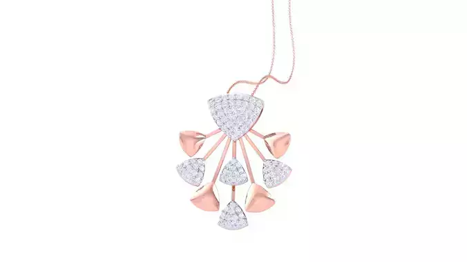 Women Pendant 3dm STL OBJ FBX Renders Details