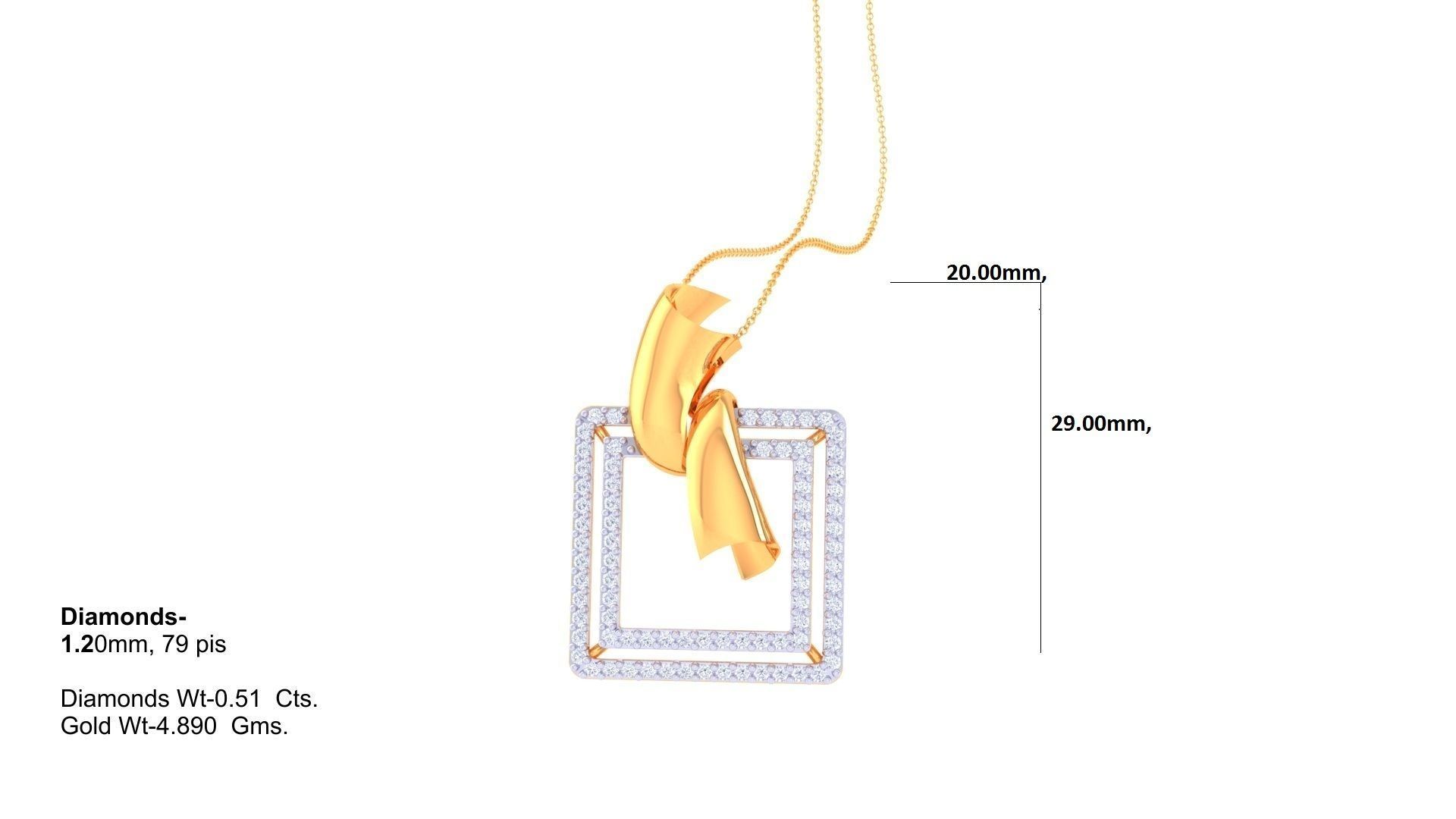 Women Pendant 3dm STL OBJ FBX Renders Details 3D print model_1