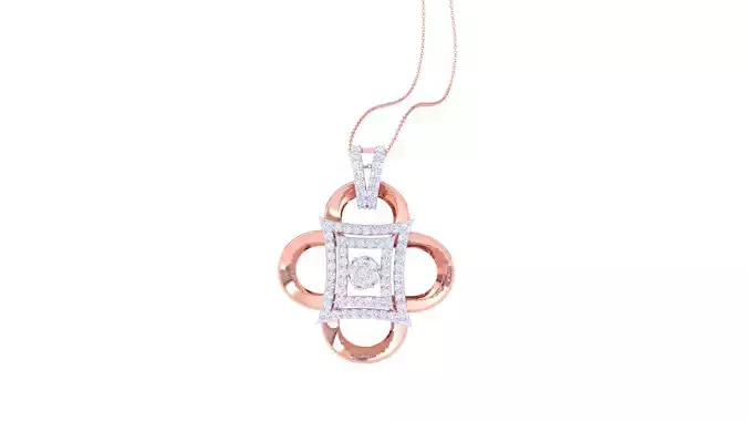 Women Pendant 3dm STL OBJ FBX Renders Details 3D print model