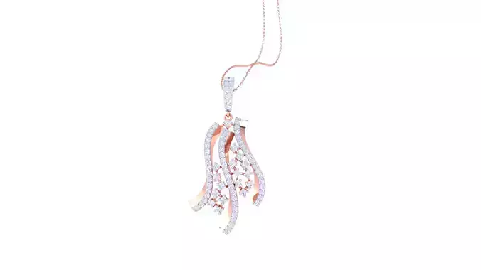 Women Pendant 3dm STL OBJ FBX Renders Details