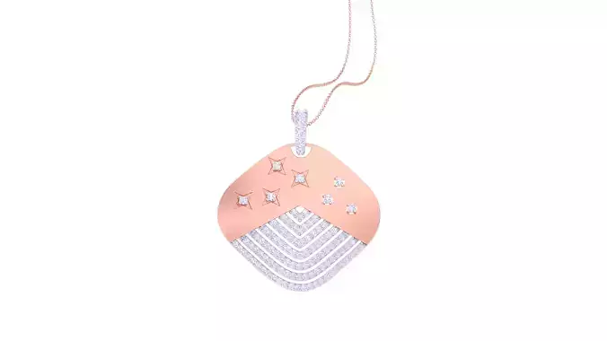 Women Pendant 3dm STL OBJ FBX Renders Details 3D print model