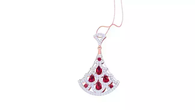 Women Pendant 3dm STL OBJ FBX Renders Details 3D print model