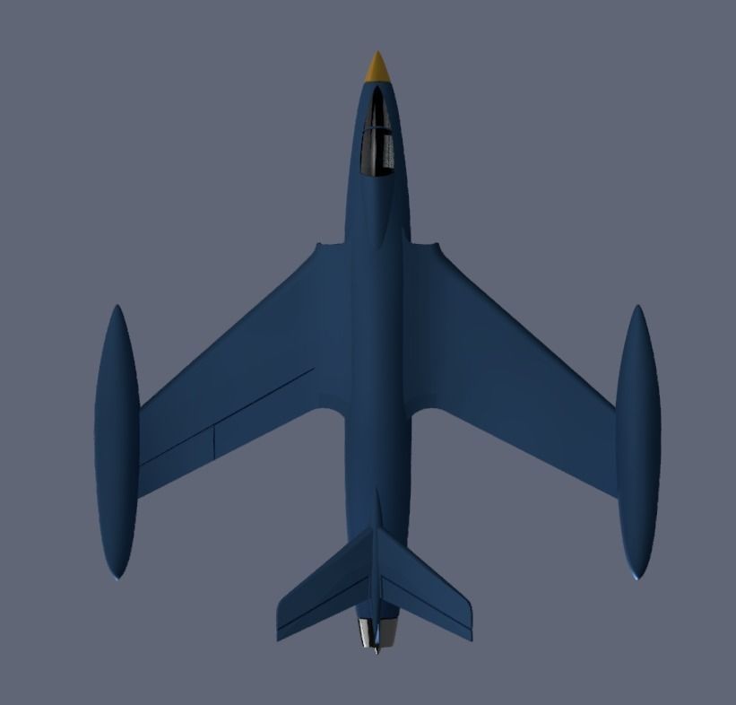 messerschmitt zerstorer 3D print model_5