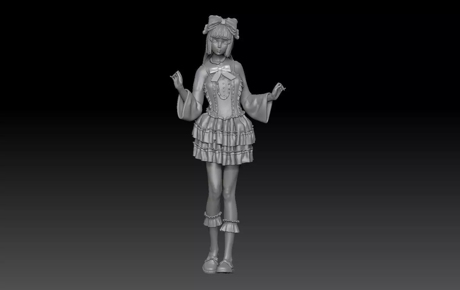 JAPANESE MAID 3 3D print model