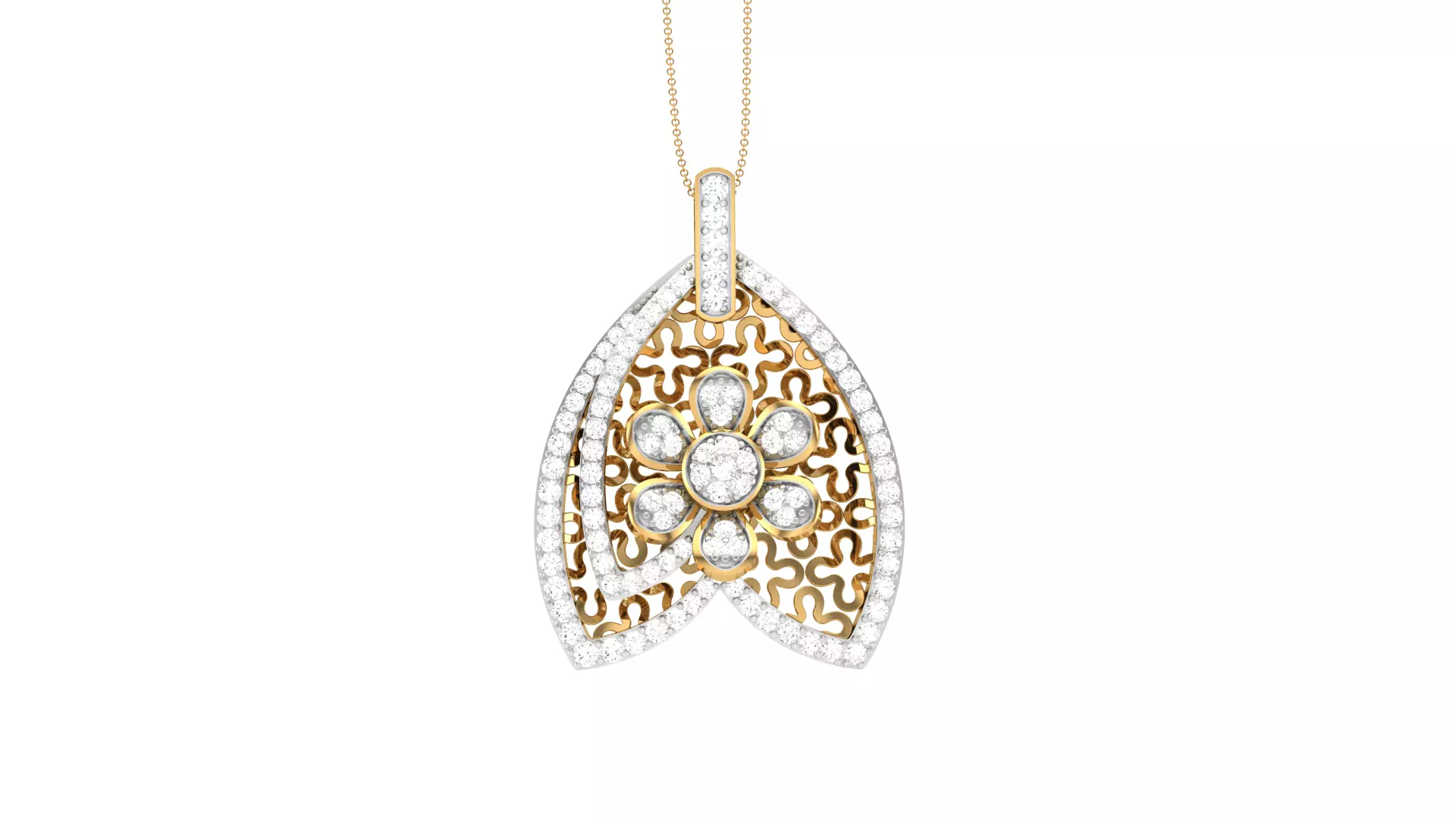 Women Pendant 3dm STL OBJ FBX Renders Details 3D print model_0