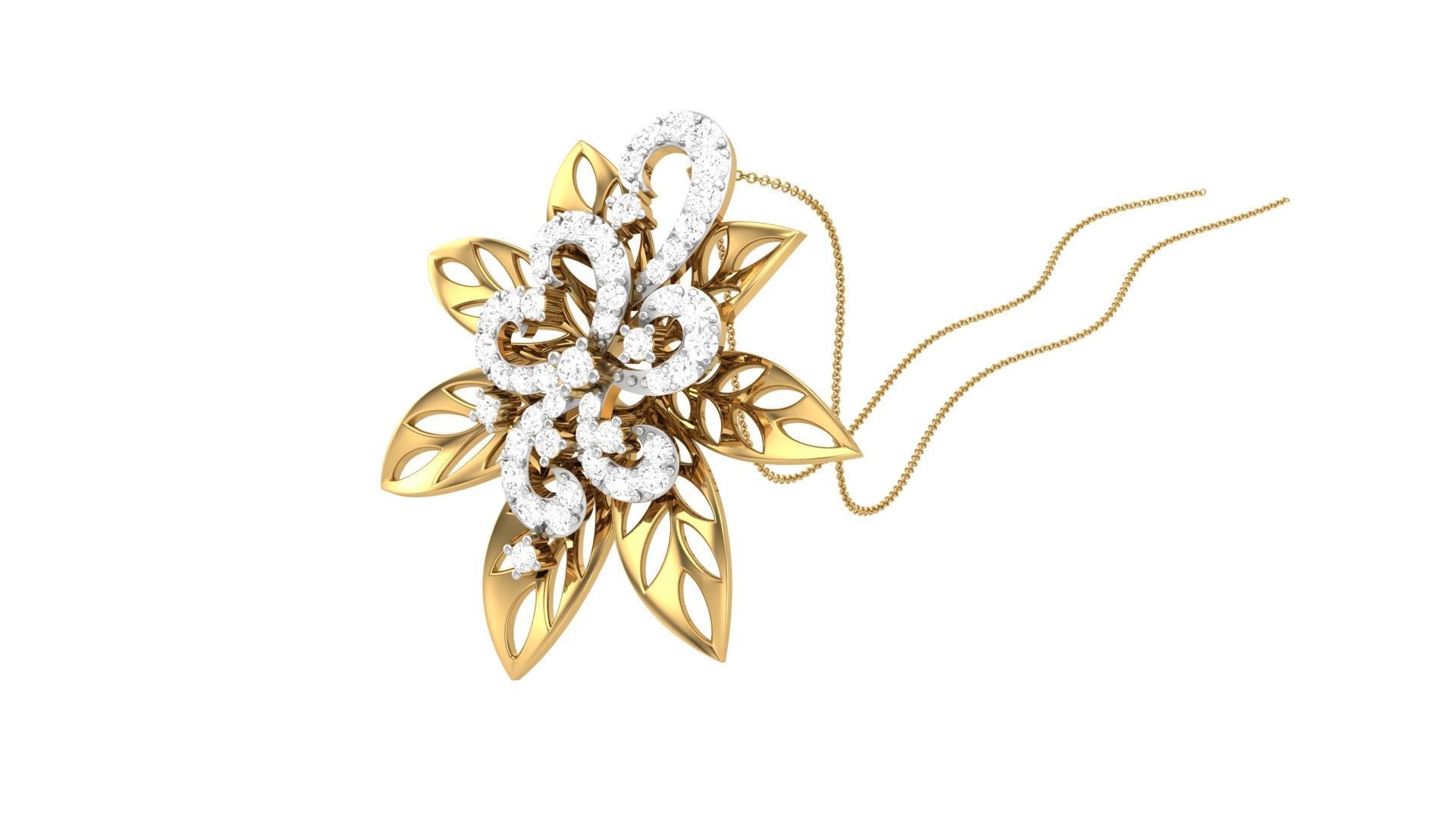 Women Pendant 3dm STL OBJ FBX Renders Details 3D print model_2