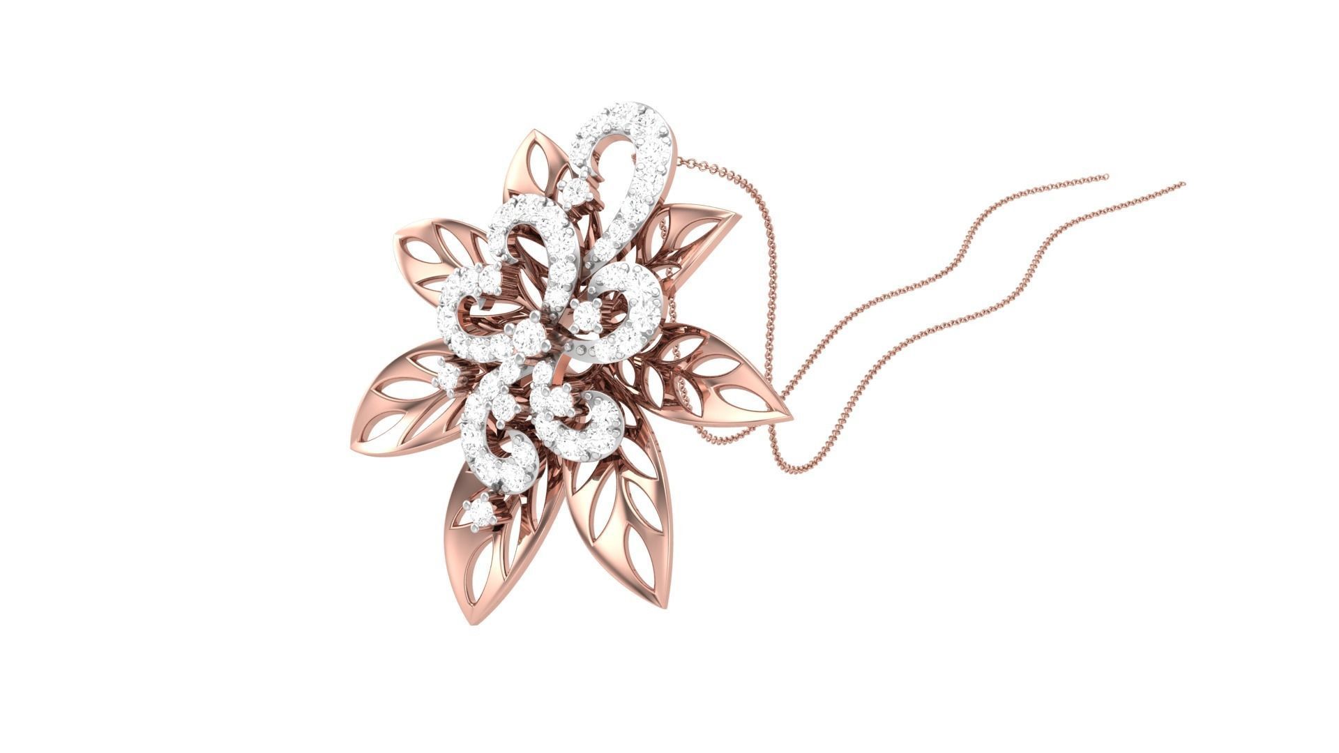 Women Pendant 3dm STL OBJ FBX Renders Details 3D print model_1