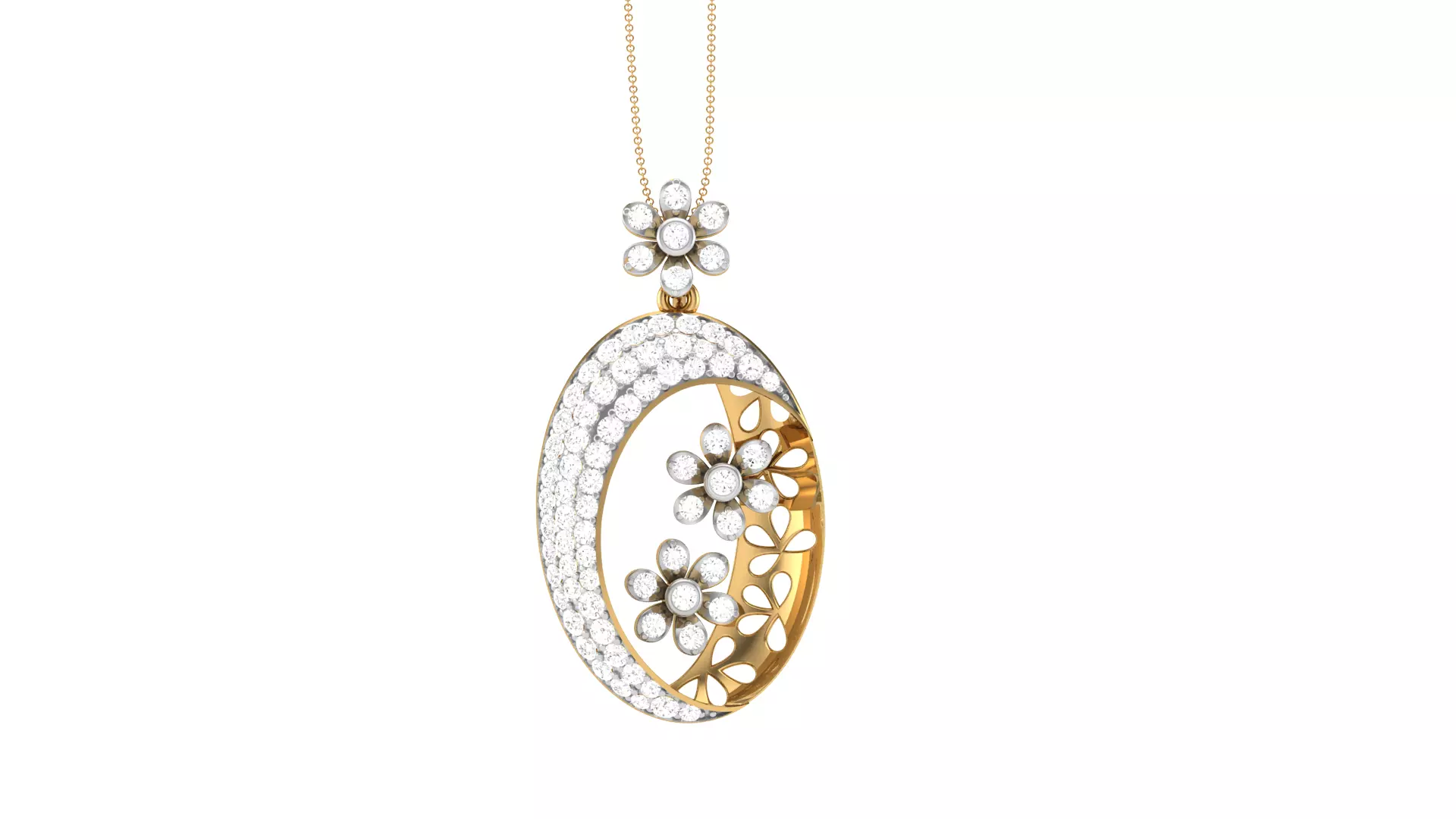 Women Pendant 3dm STL OBJ FBX Renders Details 3D print model_0