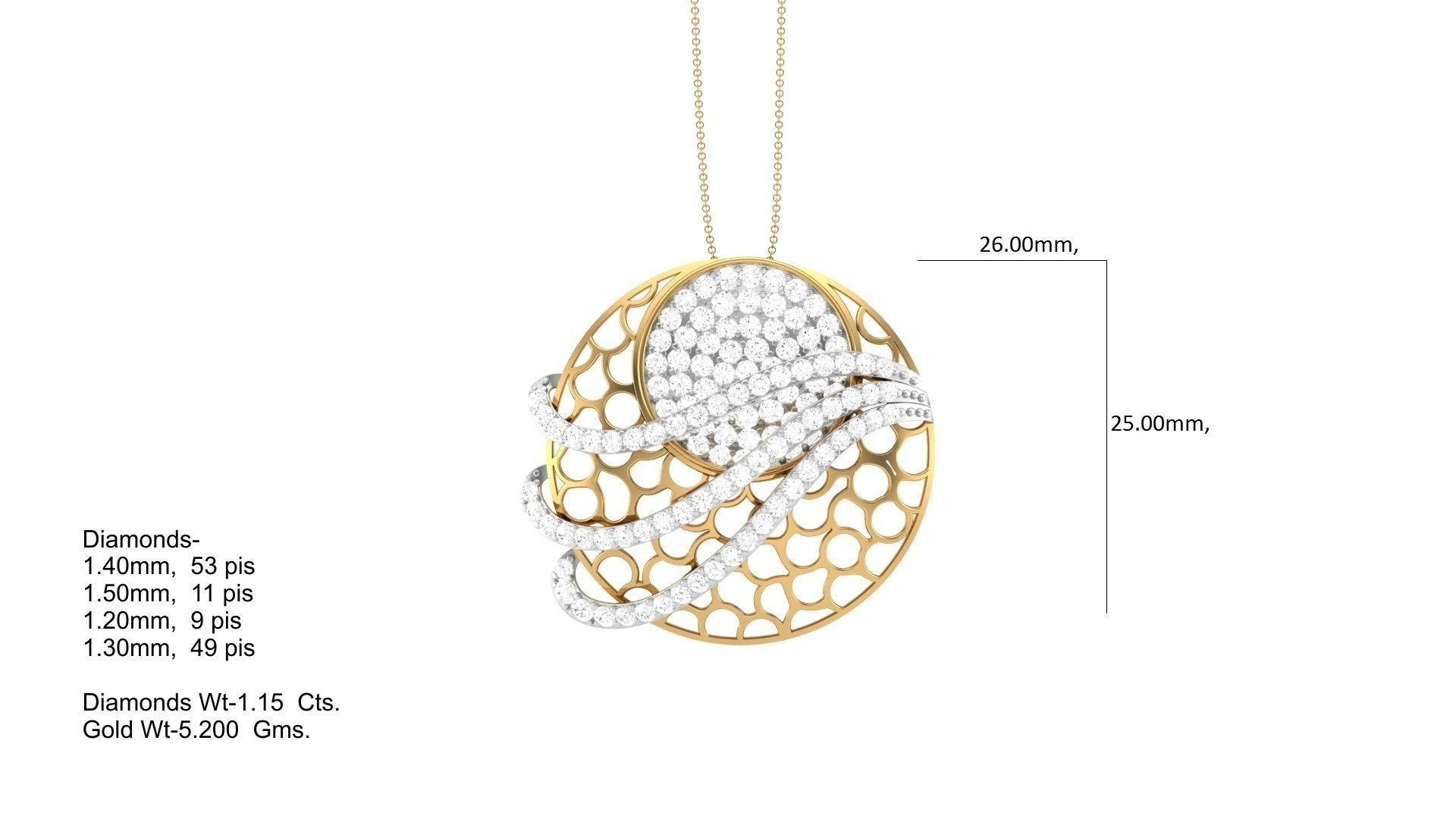 Women Pendant 3dm STL OBJ FBX Renders Details 3D print model_2