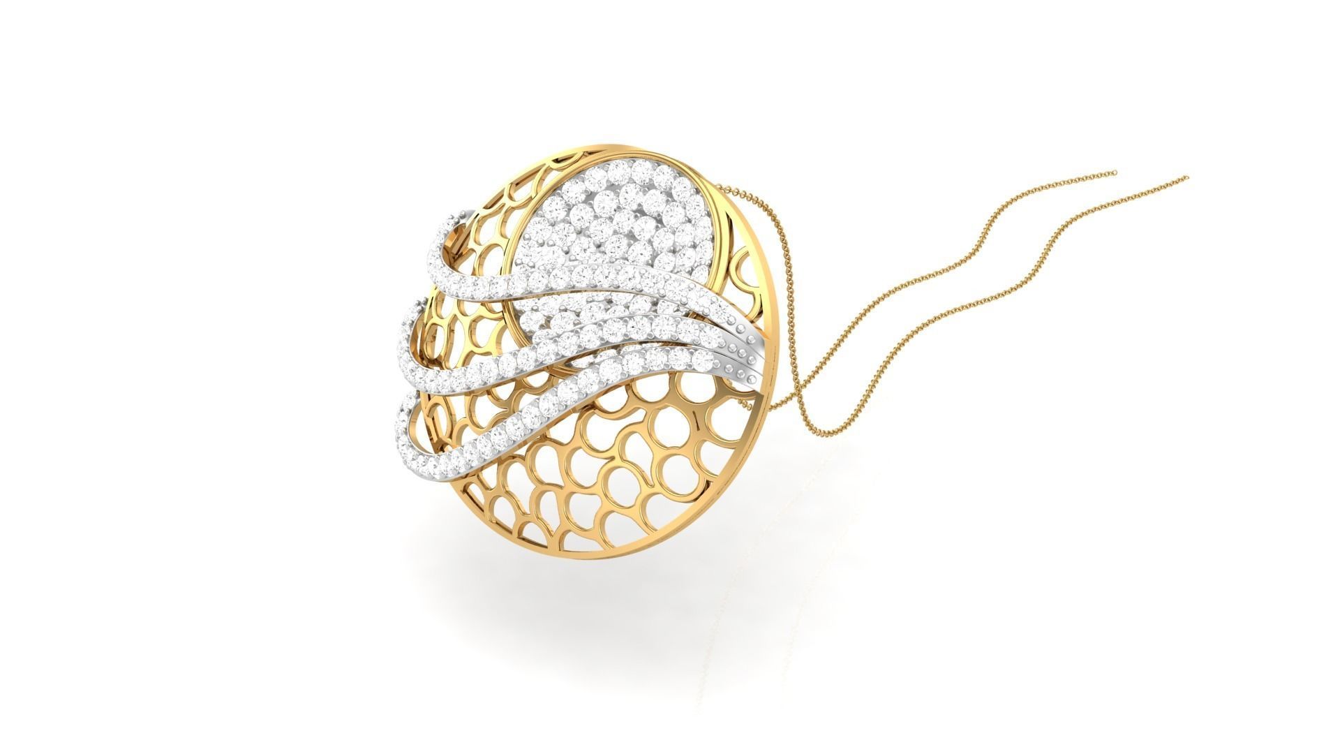 Women Pendant 3dm STL OBJ FBX Renders Details 3D print model_1