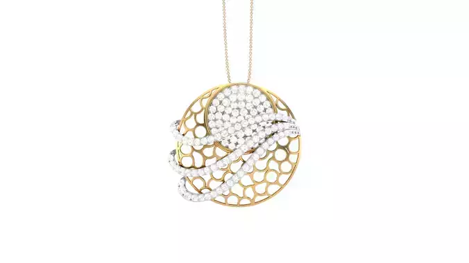 Women Pendant 3dm STL OBJ FBX Renders Details