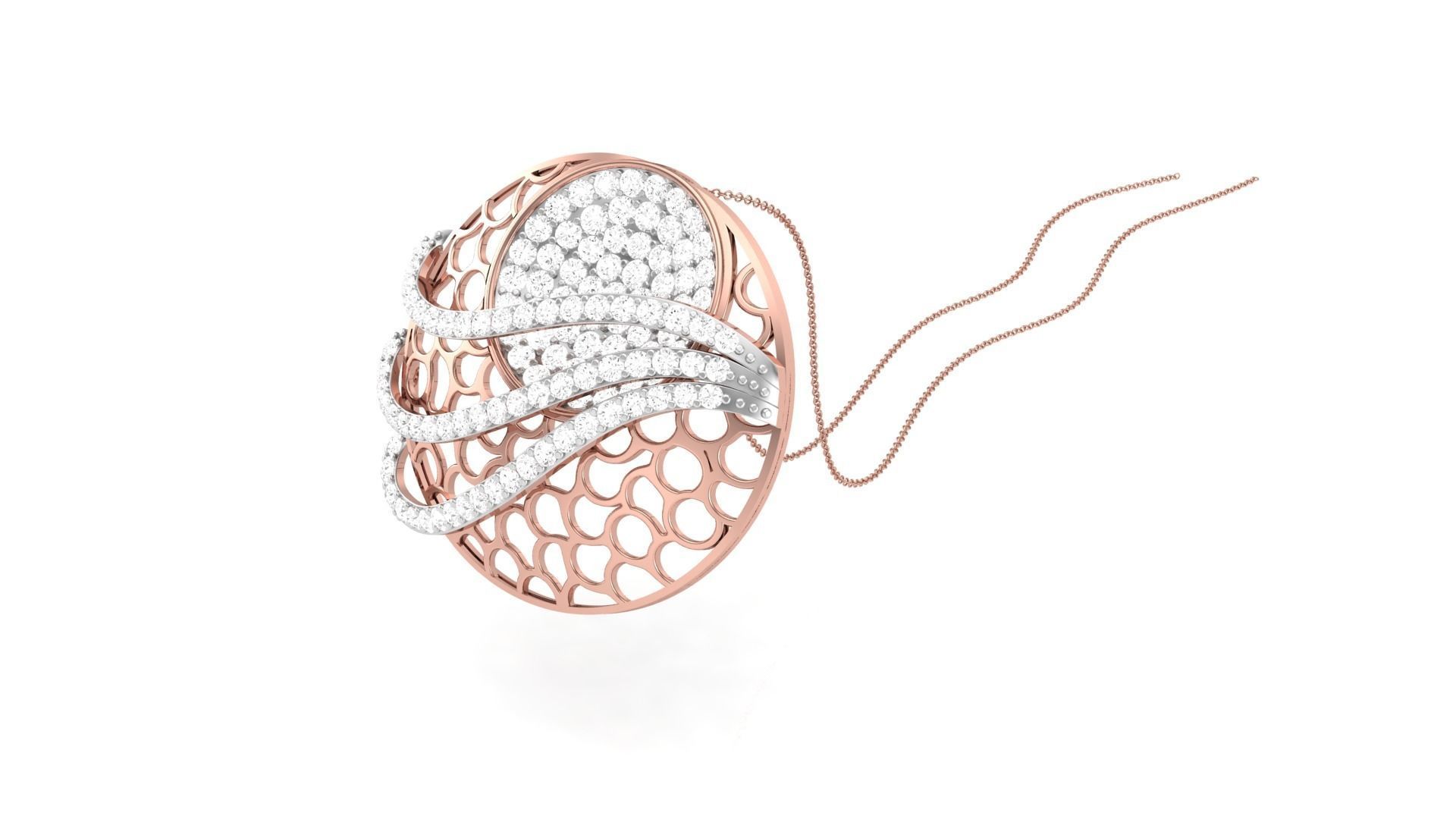 Women Pendant 3dm STL OBJ FBX Renders Details 3D print model_5