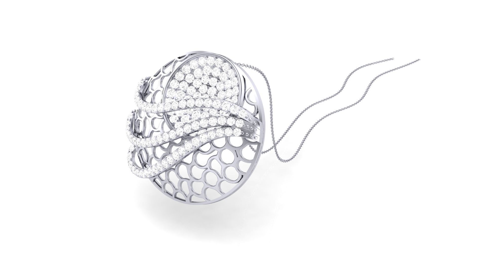 Women Pendant 3dm STL OBJ FBX Renders Details 3D print model_4