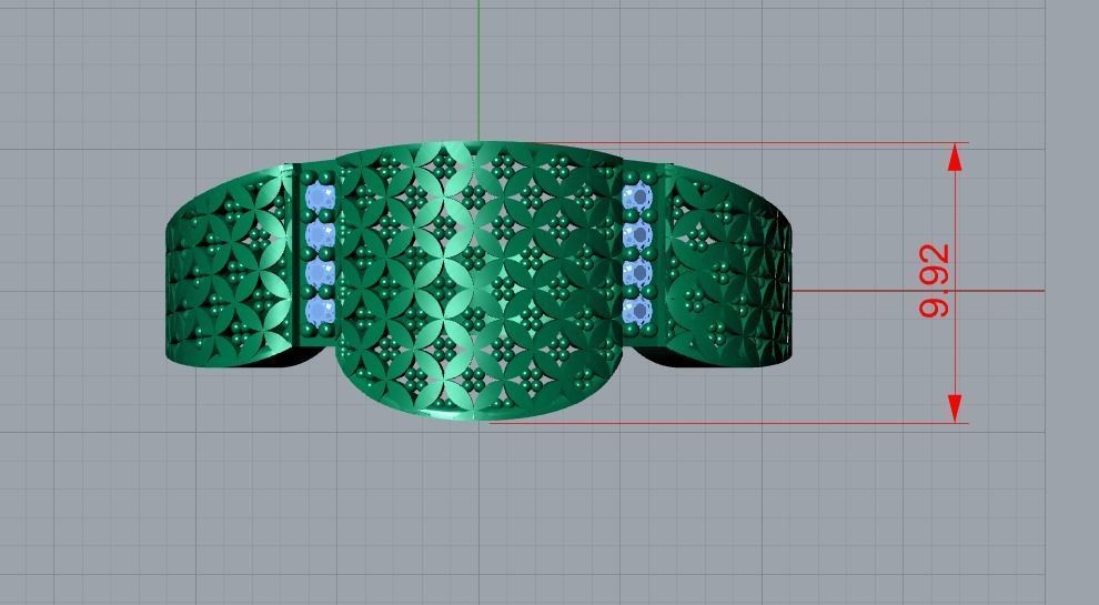 there are 7 jewelry rings in this file 3D Model Collection_42